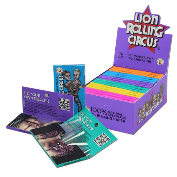 Бумажки | Lion Rolling Circus - Transparent 1¼